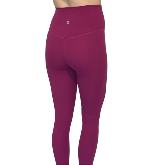 Lululemon Leggings Align Pant 28" Deep Fuschia Workout Gym Size 2 Extra Small - Picture 1 of 6
